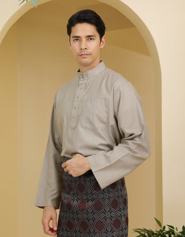 BAJU MELAYU ANDRE (CLOUD GREY)